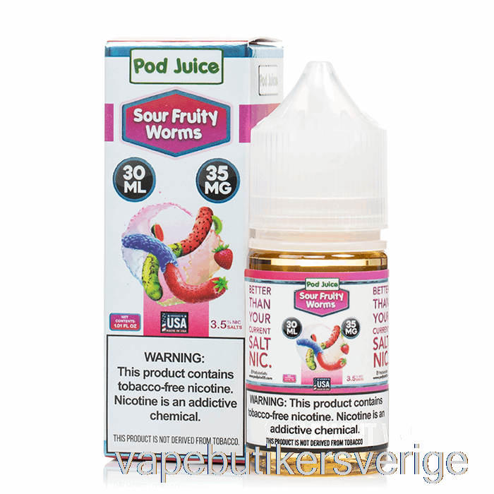 Vape Sverige Sura Fruktiga Maskar - Baljjuice - 30ml 10mg